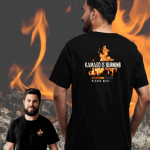 Kamado is burning bbq shirt